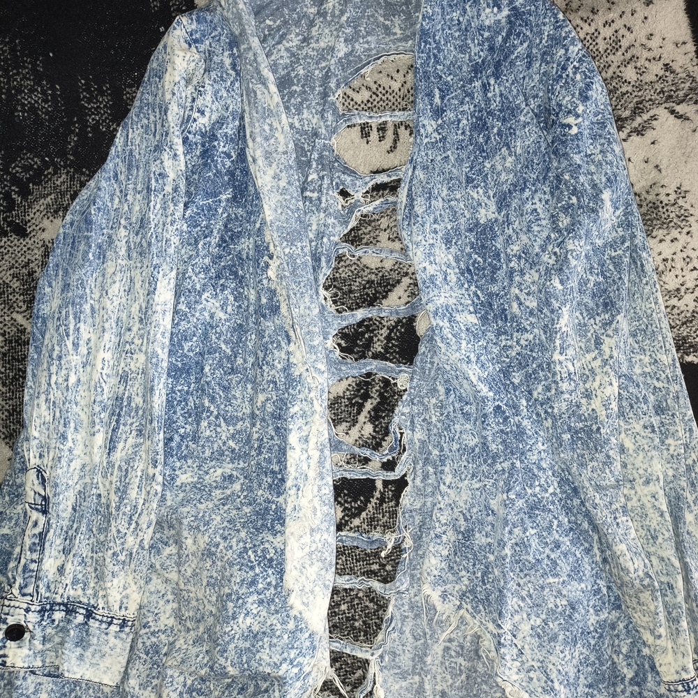 Distressed Blue Denim Jacket